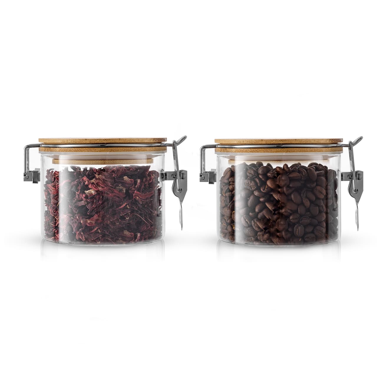 JoyJolt® Airtight Glass Storage Jars, 2ct.